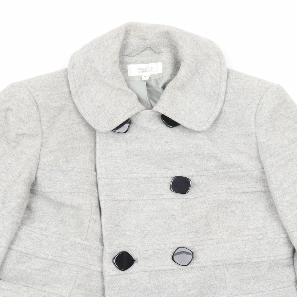 Womens UK Size 10 Marks and Spencer Grey Jacket