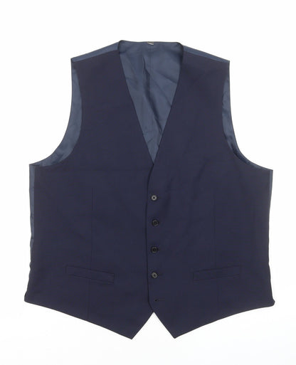 Mens UK Size L Marks and Spencer Regular Blue Suit Jacket