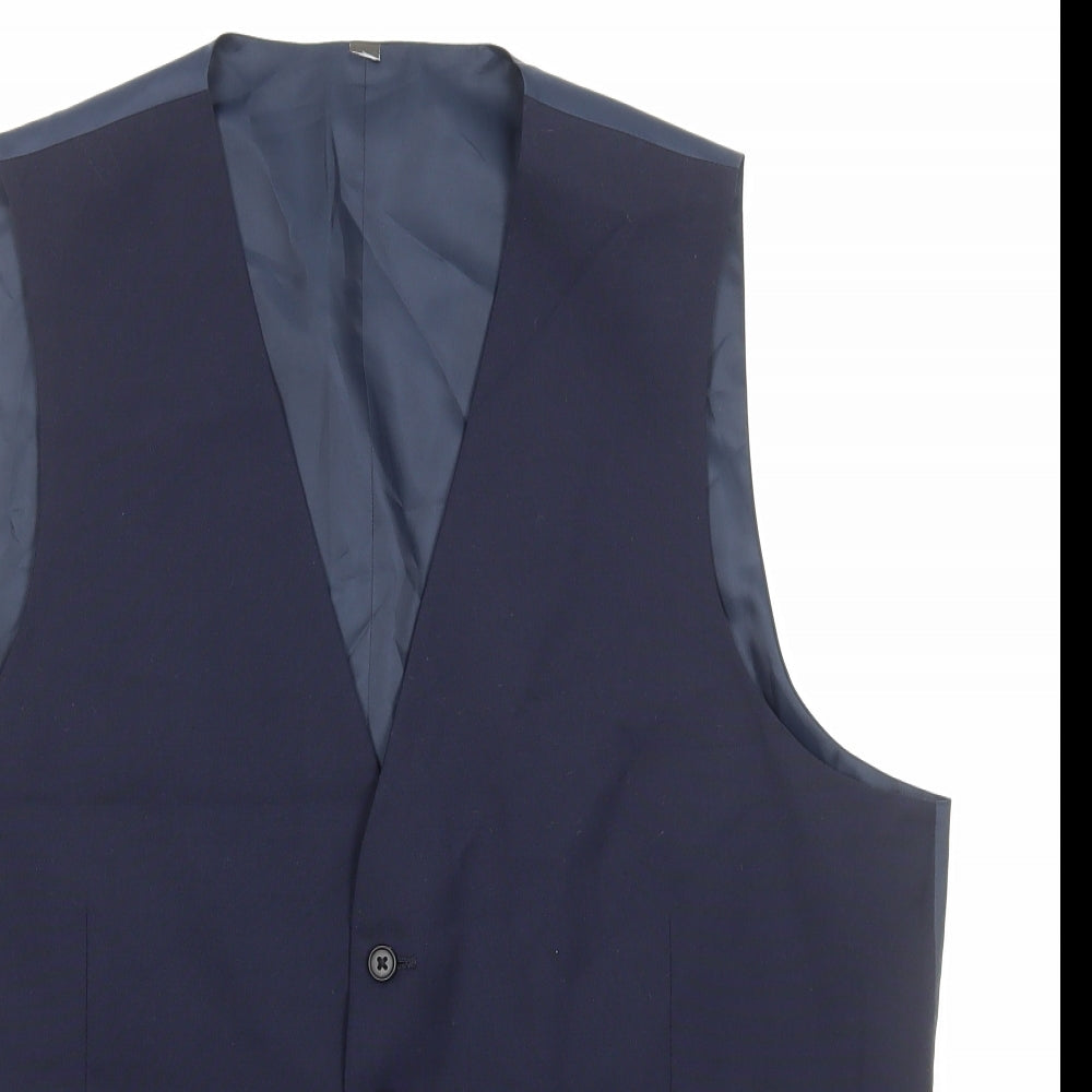 Mens UK Size L Marks and Spencer Regular Blue Suit Jacket