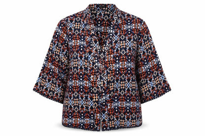 Womens UK Size 14 New Look Multicoloured Basic Button-Up