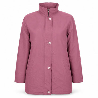 Womens UK Size M Bonmarché Pink Overcoat