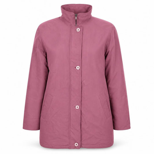 Womens UK Size M Bonmarché Pink Overcoat