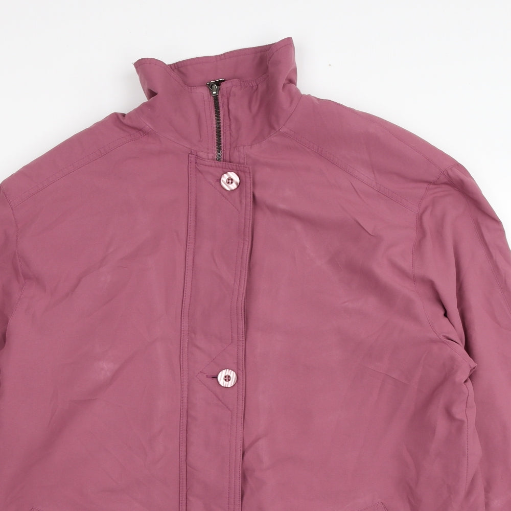 Womens UK Size M Bonmarché Pink Overcoat