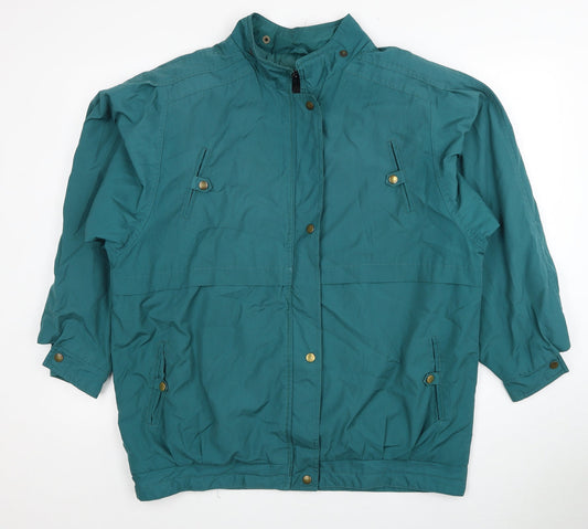 Canada Womens Blue Jacket Size 14 Zip