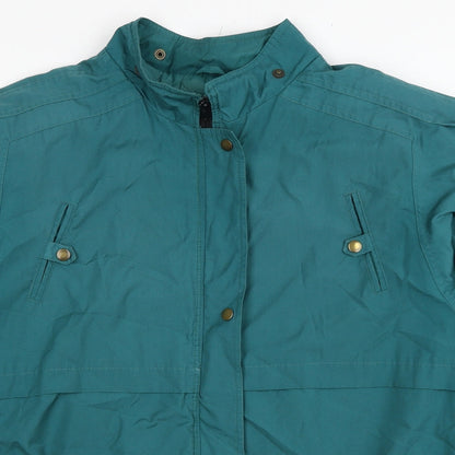 Canada Womens Blue Jacket Size 14 Zip