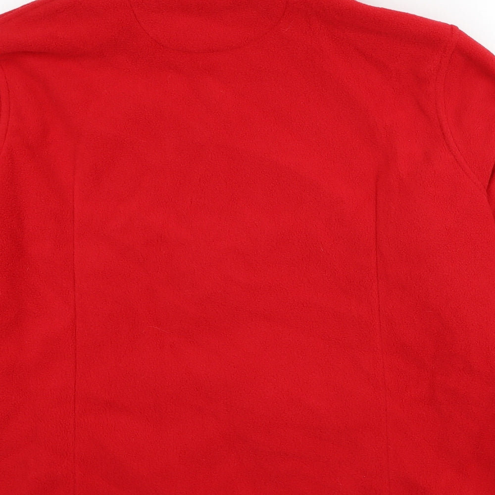 Uneek Womens Red Jacket Size 20 Zip