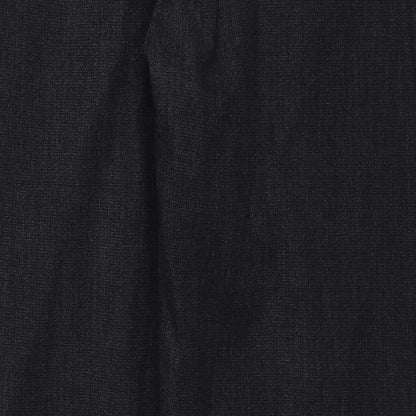 Ventura Jeans Mens Black Cotton Straight Jeans Size 40 in Regular Zip