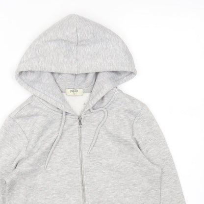 Papaya Womens Grey Jacket Size XS Zip