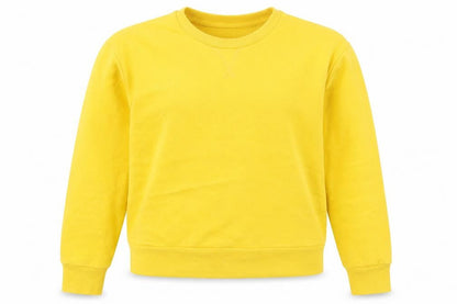 Primark Womens Yellow Cotton Pullover Sweatshirt Size S Pullover