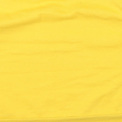 Primark Womens Yellow Cotton Pullover Sweatshirt Size S Pullover