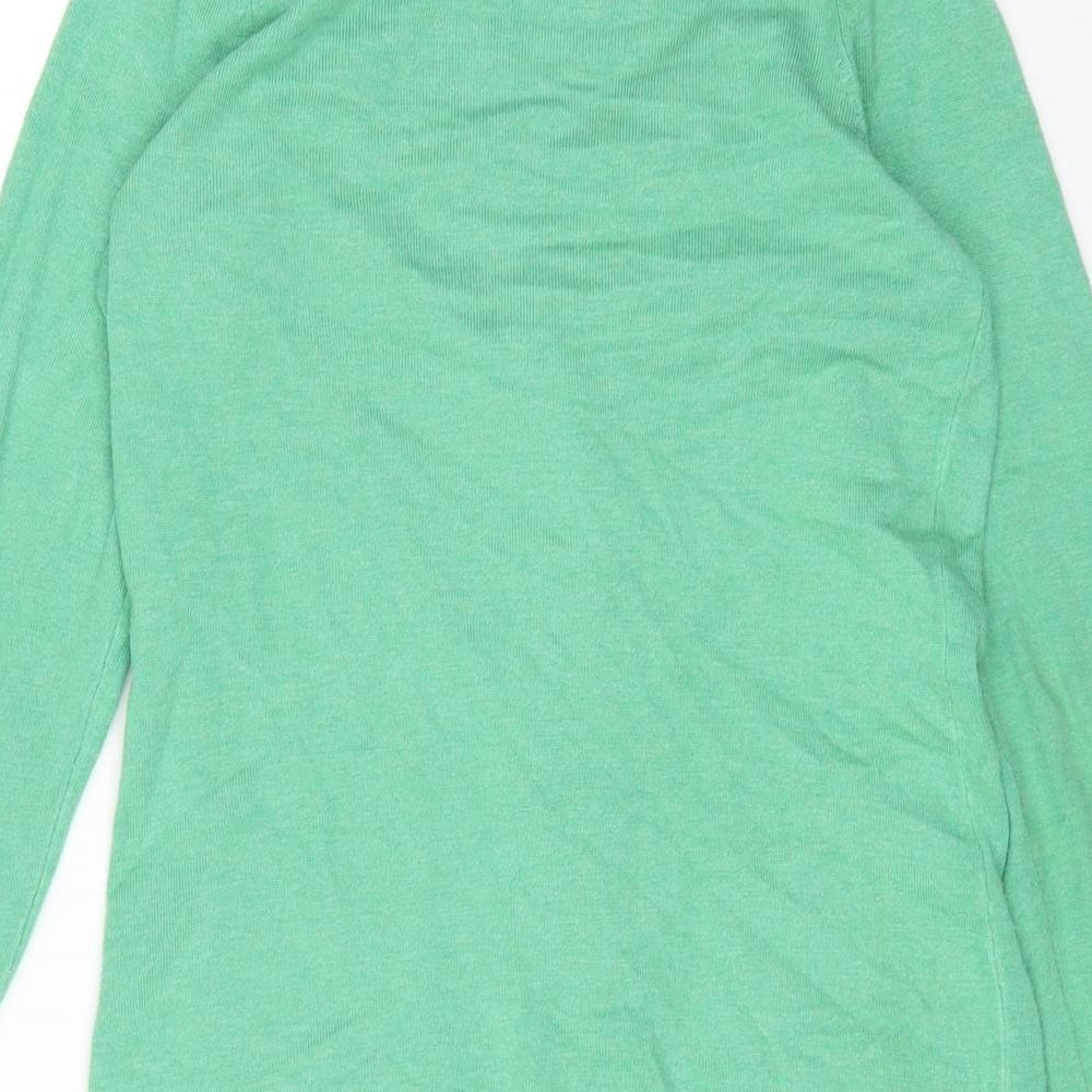 Womens UK Size 10 John Lewis Green Cardigan Jumper