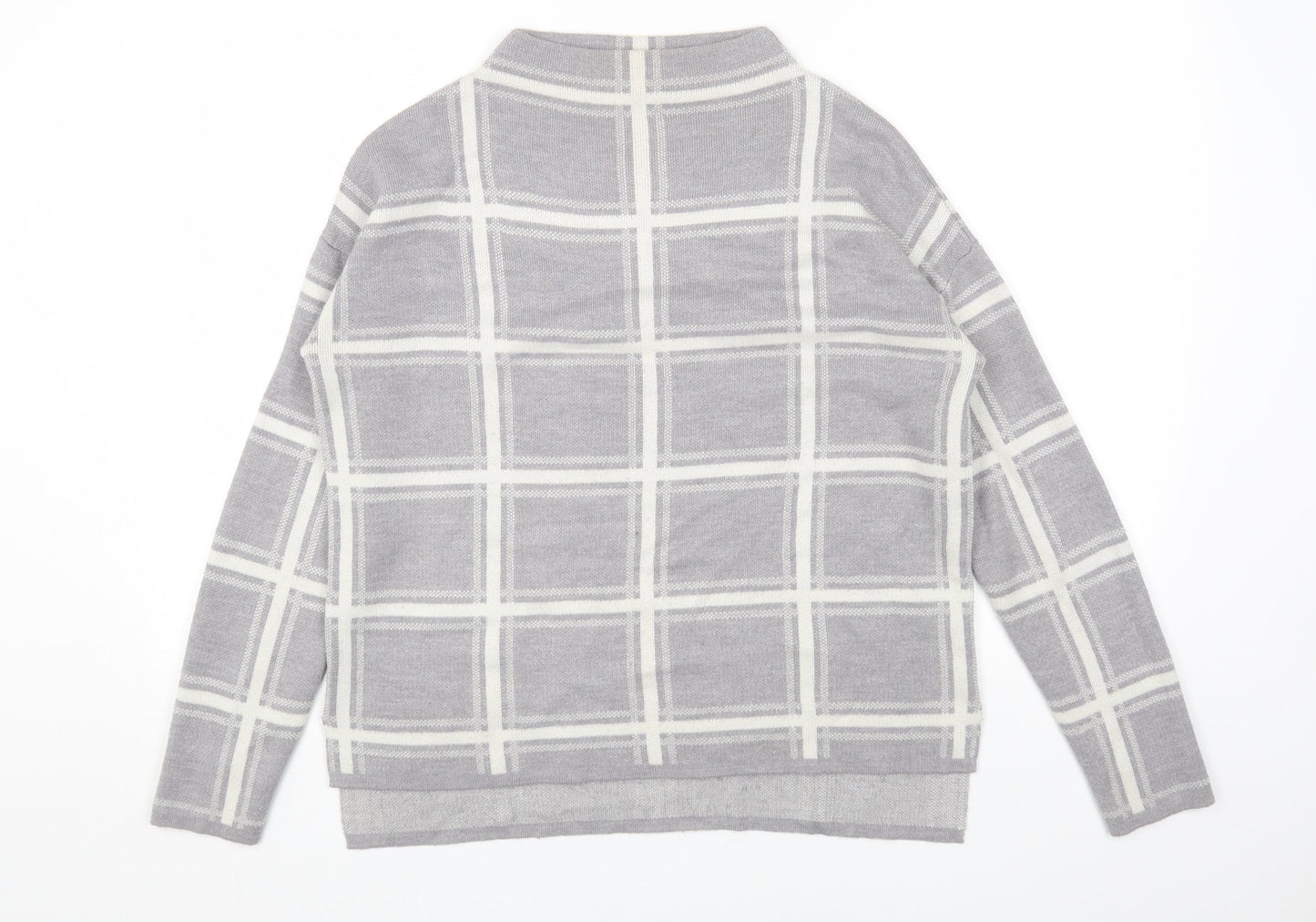Womens UK Size L Marks and Spencer Grey Pullover Jumper