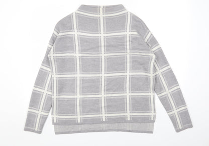Womens UK Size L Marks and Spencer Grey Pullover Jumper