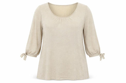 Kaliko Womens Gold Round Neck Viscose Pullover Jumper Size 16