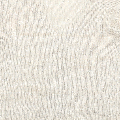 Womens UK Size XS H&M Beige Cardigan Jumper