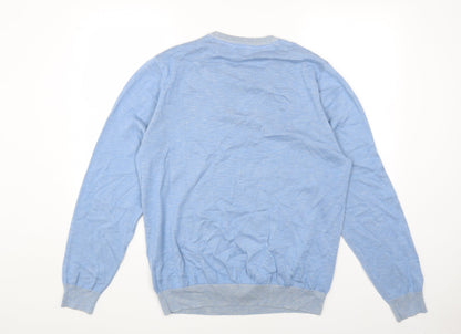 Womens UK Size L Marks and Spencer Blue Pullover Jumper