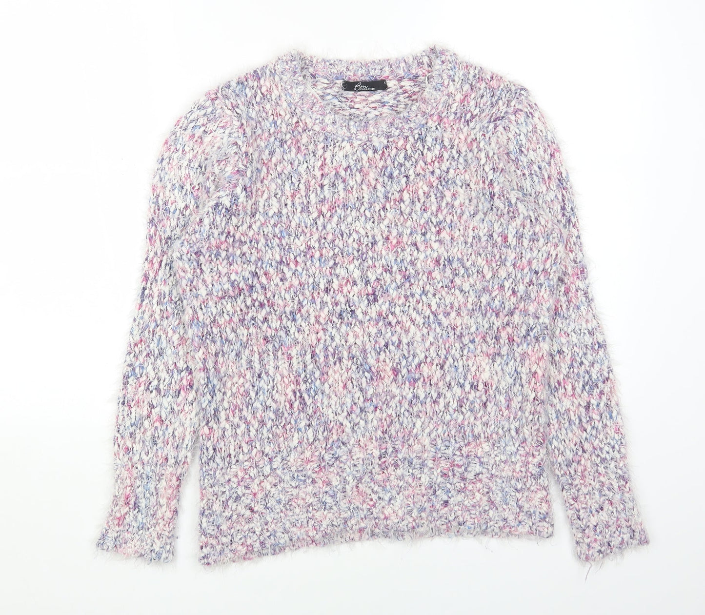 Womens UK Size S BM Multicoloured Pullover Jumper