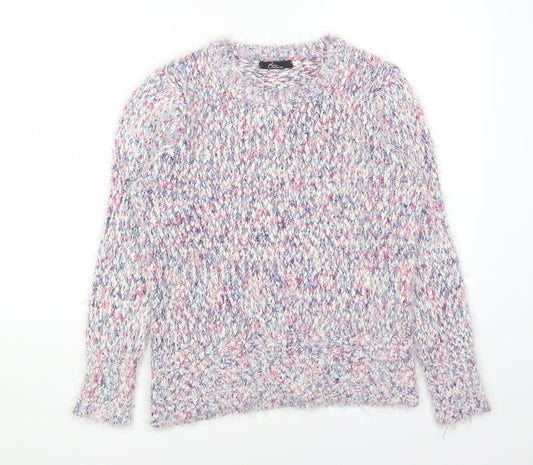Womens UK Size S BM Multicoloured Pullover Jumper