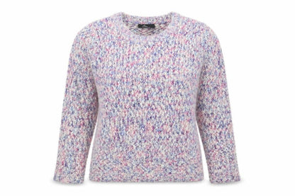 Bonmarché Womens Multicoloured Round Neck Polyester Pullover Jumper Size S