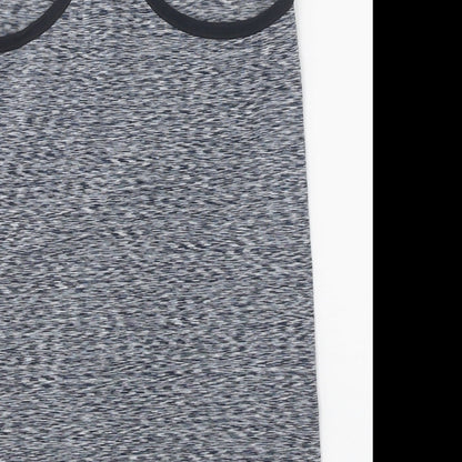 Marks and Spencer Womens Grey Polyester Basic Tank Size S Scoop Neck Pullover - Racerback