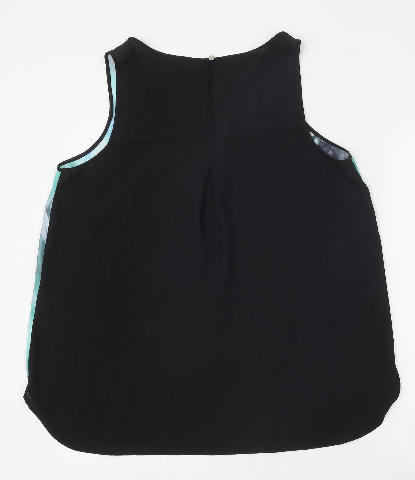 Yessica Womens Green Polyester Basic Tank Size 16 Scoop Neck