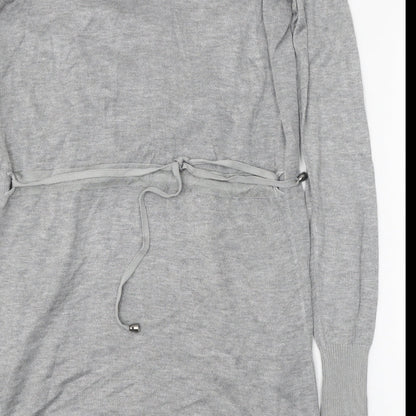 Womens UK Size 8 NEXT Grey Cardigan Jumper