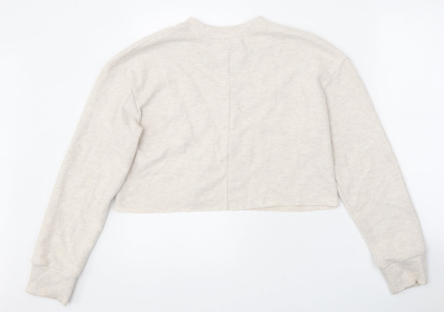 Womens UK Size S Zara Beige Pullover Jumper
