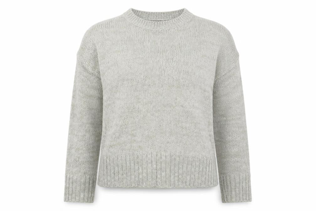 Womens UK Size S New Look Grey Pullover Jumper