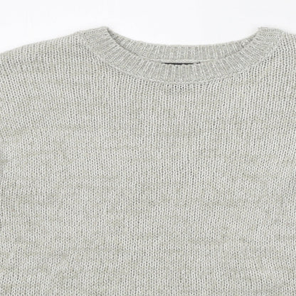 Womens UK Size S New Look Grey Pullover Jumper