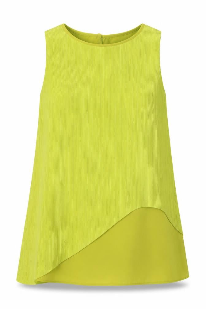 Womens UK Size 12 NEXT Yellow Basic Blouse