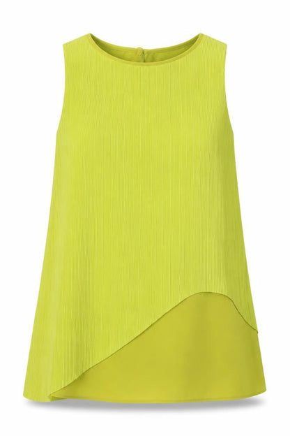 Womens UK Size 12 NEXT Yellow Basic Blouse