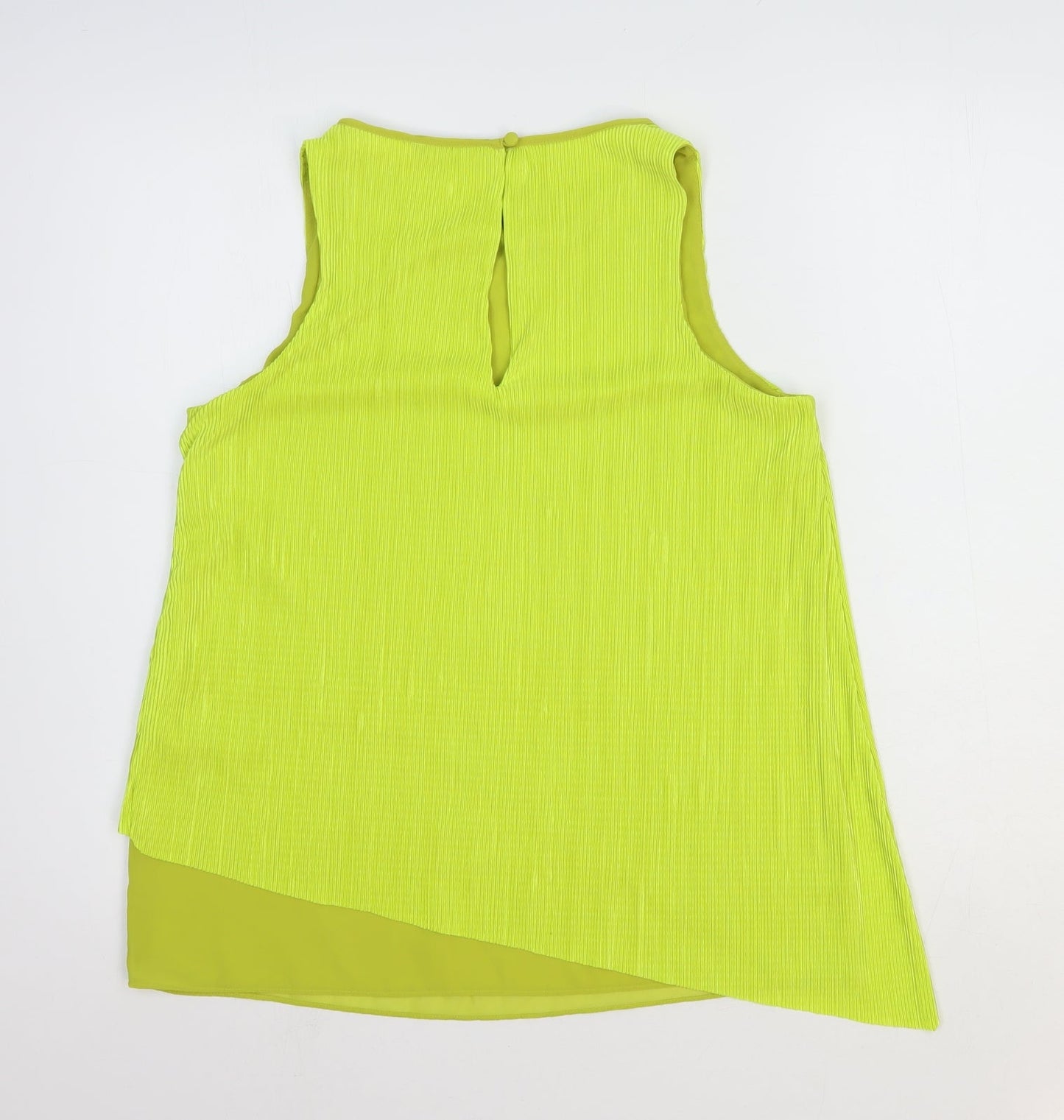 Womens UK Size 12 NEXT Yellow Basic Blouse