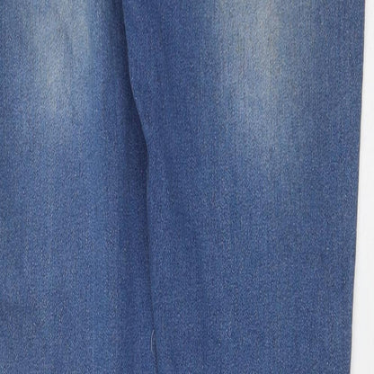 TU Womens Blue Cotton Jegging Jeans Size 10 Regular - Back Pocket Detail