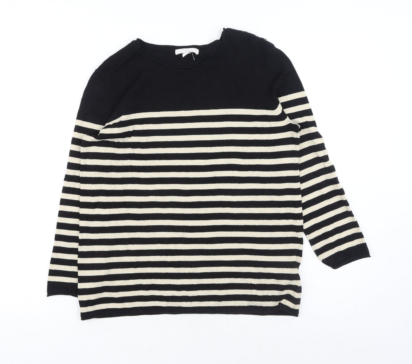 Womens UK Size M H&M Black Pullover Jumper