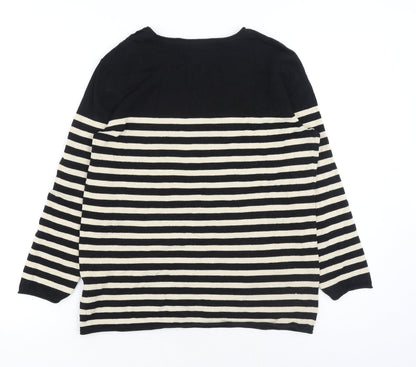 Womens UK Size M H&M Black Pullover Jumper
