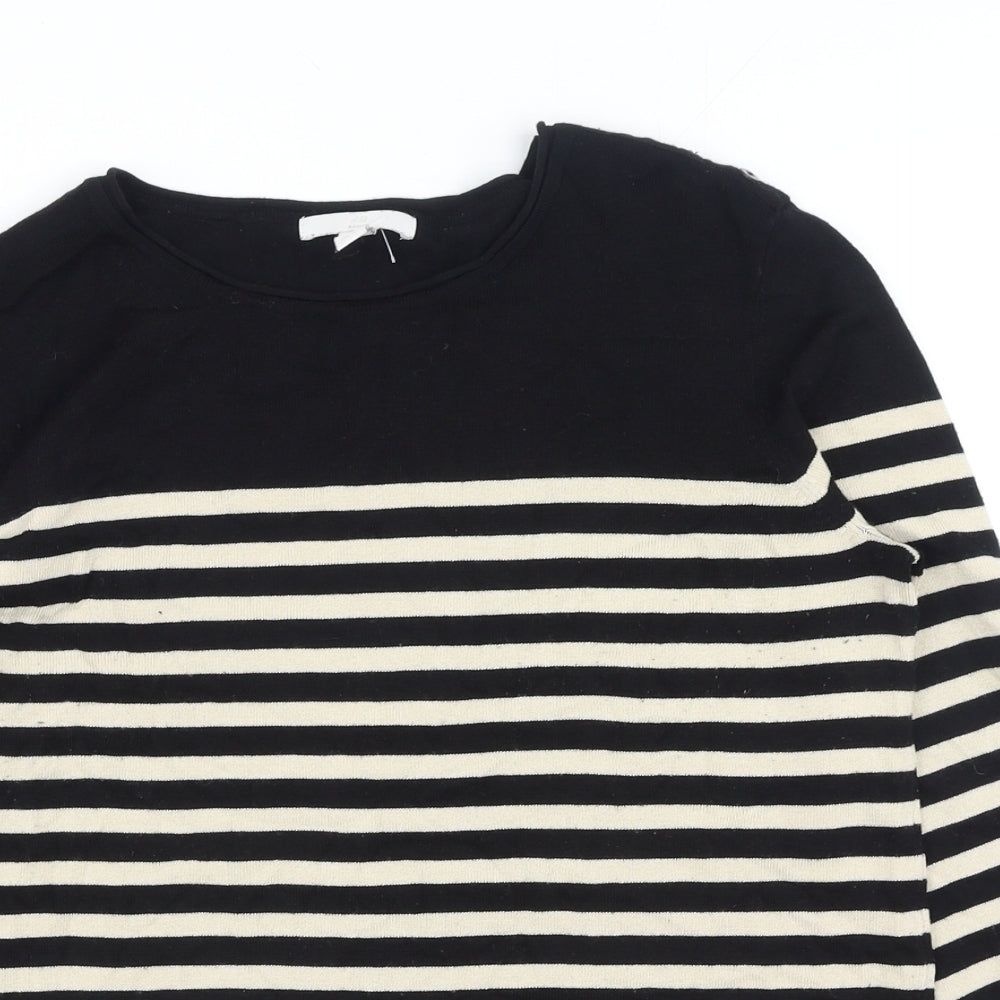 Womens UK Size M H&M Black Pullover Jumper