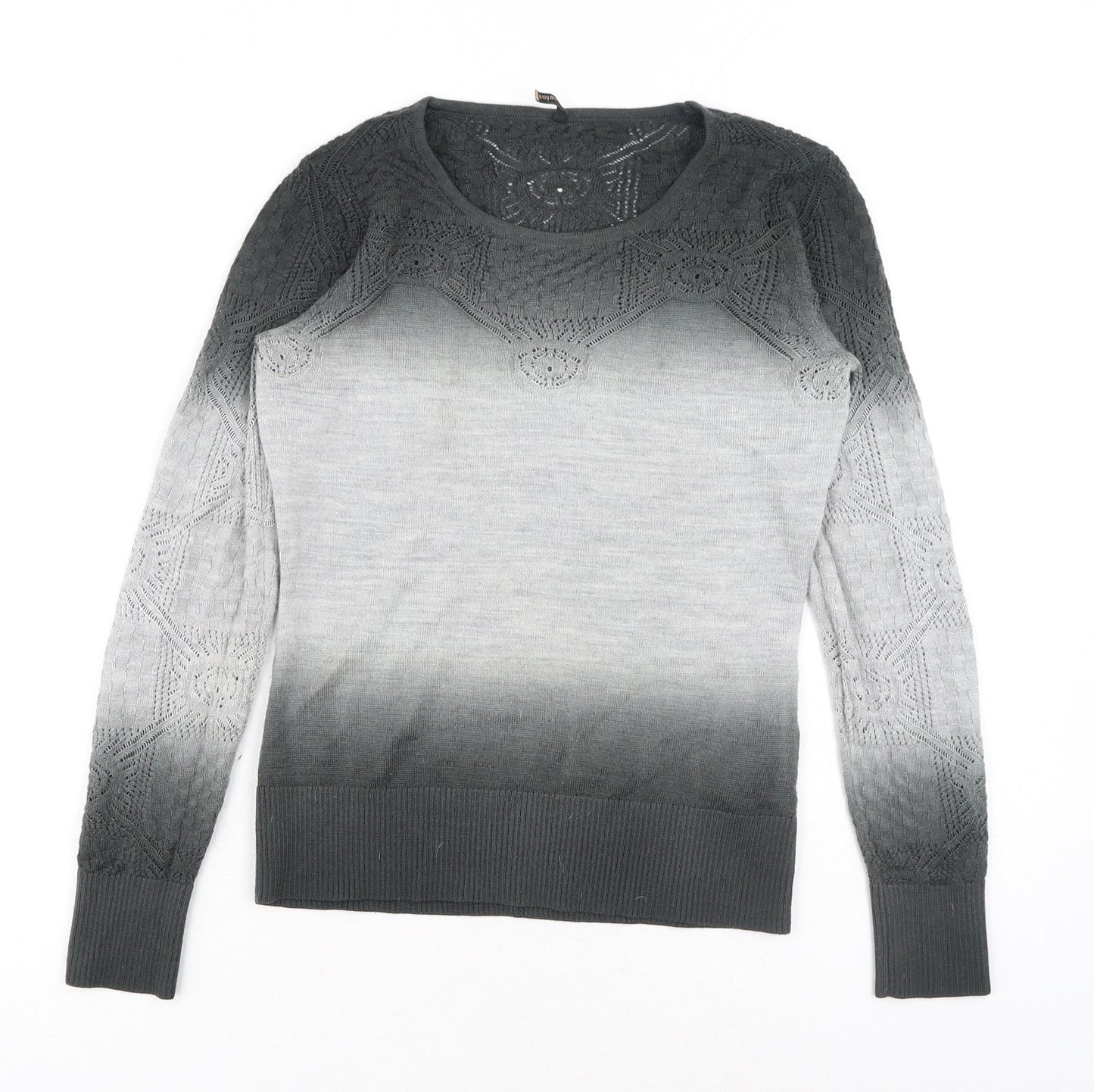 Womens UK Size S Soyaconcept Grey Pullover Jumper