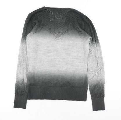 Womens UK Size S Soyaconcept Grey Pullover Jumper