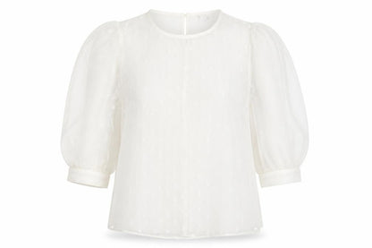 Womens UK Size 10 Primark White Basic Blouse