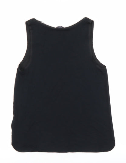 Womens UK Size 6 Marks and Spencer Black Basic Tank