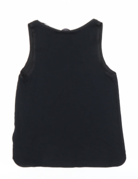 Womens UK Size 6 Marks and Spencer Black Basic Tank