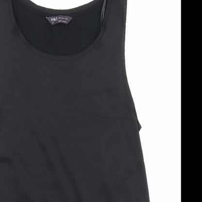 Womens UK Size 6 Marks and Spencer Black Basic Tank