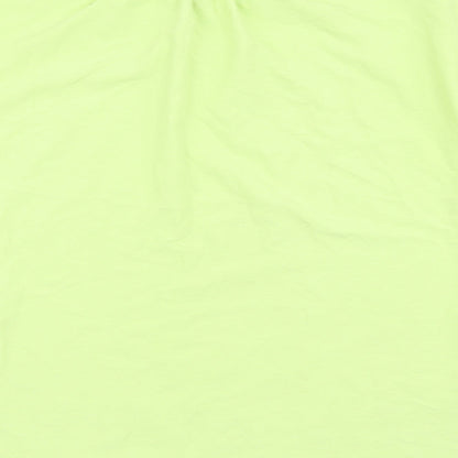 Primark Womens Green Polyester Basic T-Shirt Size 12 Round Neck