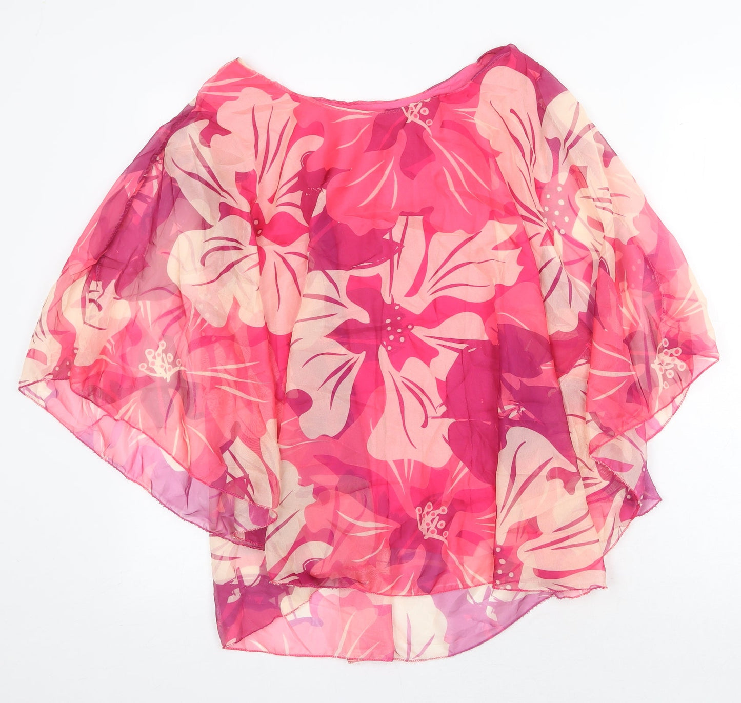 Womens UK Size S Preworn Pink Basic Blouse