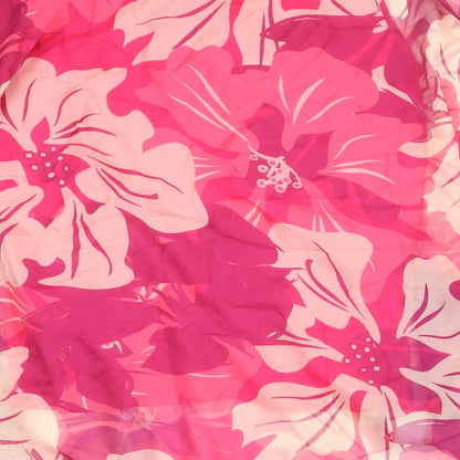 Womens UK Size S Preworn Pink Basic Blouse