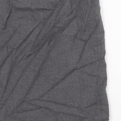 Gap Womens Grey Floral Viscose A-Line Skirt Size XS Zip