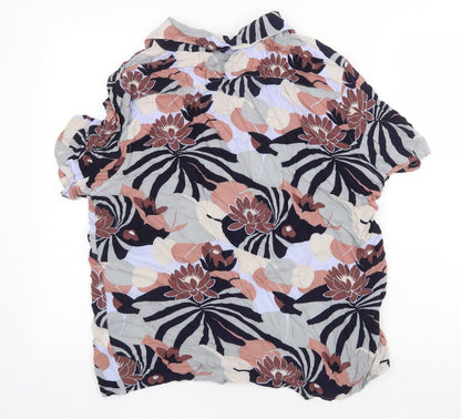 Womens UK Size L Debenhams Multicoloured Basic Blouse