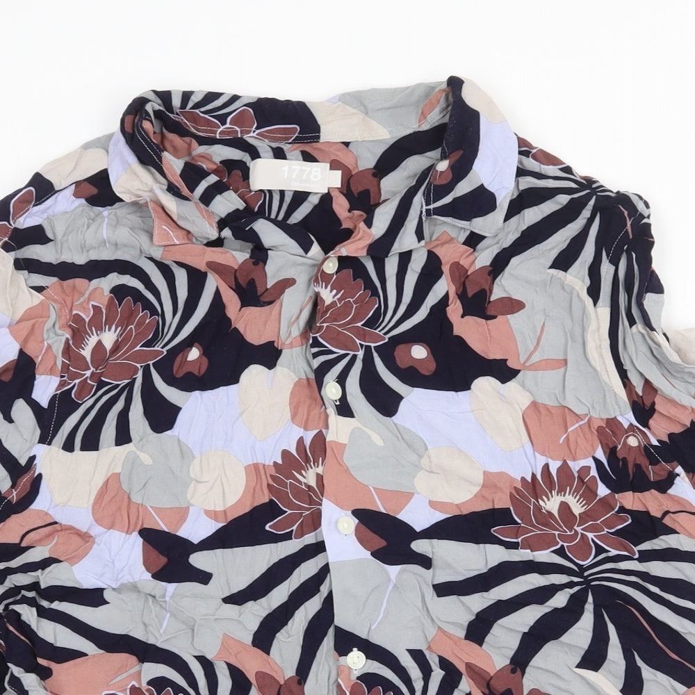 Womens UK Size L Debenhams Multicoloured Basic Blouse