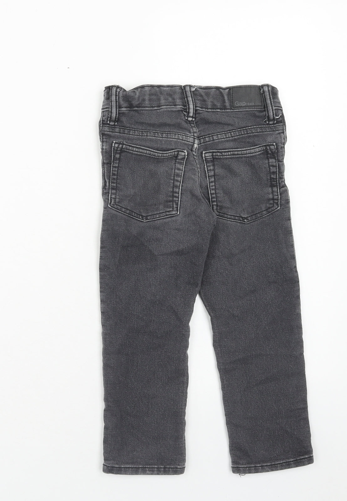 Gap Boys Grey Cotton Skinny Jeans Size 4XL Regular Button