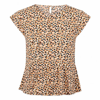 Womens UK Size 8 Marks and Spencer Orange Basic Blouse